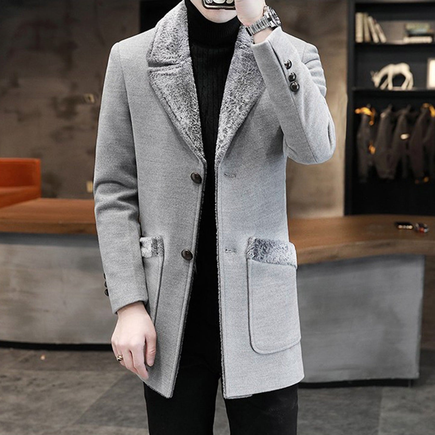 Men's Stylish Coat – Trendy Outerwear for Casual and Formal Occasions