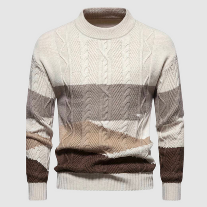 Men's Knitted Jumper – Cozy Sweater with Stylish Design for Casual Wear