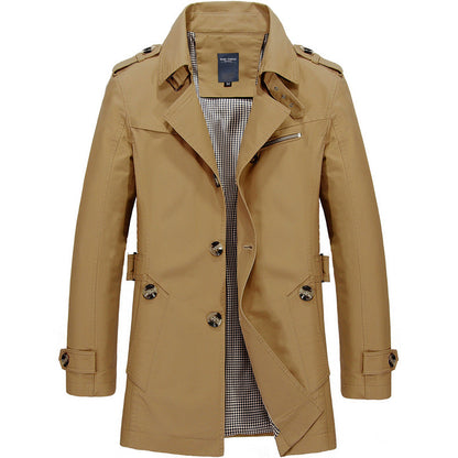 Men's Autumn Jacket – Classic Lightweight Outerwear for Fall Fashion