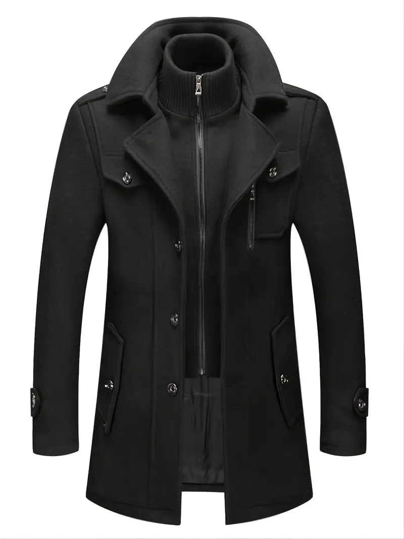 Men's Stylish Coat – Warm Winter Jacket with Modern Cut and Versatile Design