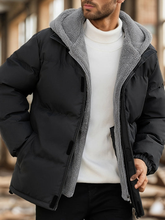 Men's Casual Warm Jacket – Lightweight Insulated Outerwear for Winter