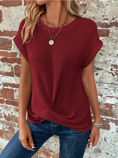 Casual Knit Top Women – Soft Lightweight Sweater for Everyday Wear