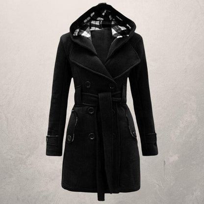 Stylish Women's Coat – Elegant Longline Outerwear for Winter Fashion