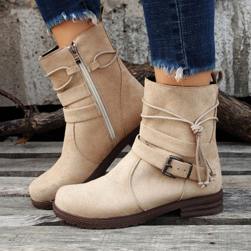 Casual Boots for Women – Stylish Ankle Boots in Soft Leather for Everyday Wear