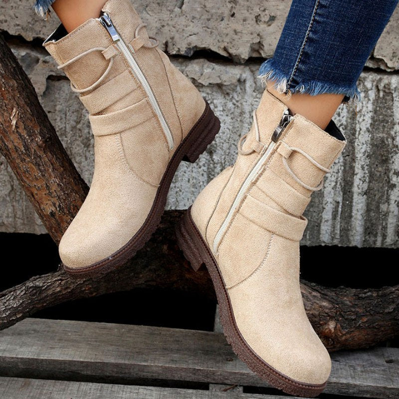 Casual Boots for Women – Stylish Ankle Boots in Soft Leather for Everyday Wear