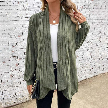 Women's Casual Cardigan – Cozy Knit Sweater for Everyday Wear and Layering