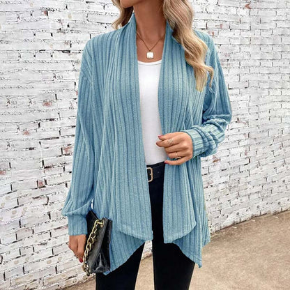 Women's Casual Cardigan – Cozy Knit Sweater for Everyday Wear and Layering