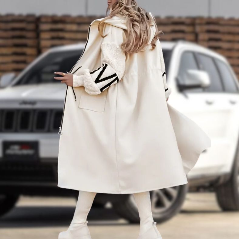 Women's Hooded Coat – Stylish Warm Outerwear for Winter Fashion & Comfort