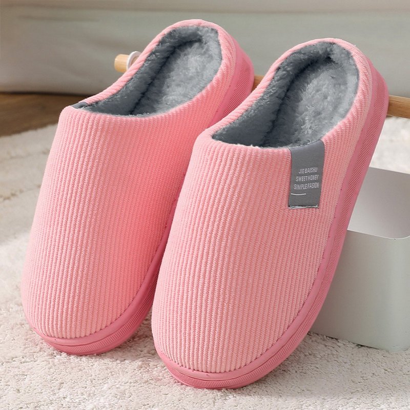 Warm Slippers for Women – Cozy Fleece Lined House Shoes for Winter Comfort