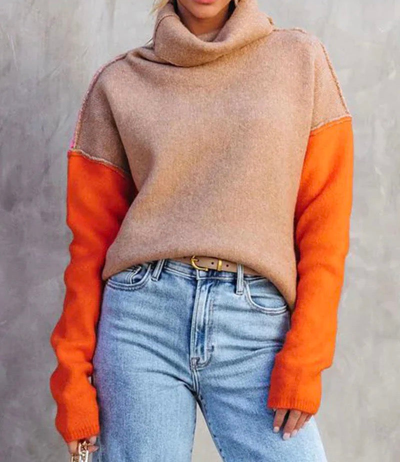 Women's Cozy Jumper – Soft Knit Sweater for Fall and Winter Fashion