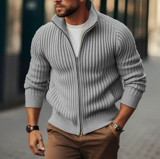 Men's Warm Pullover – Cozy Knit Sweater for Winter Casual Wear