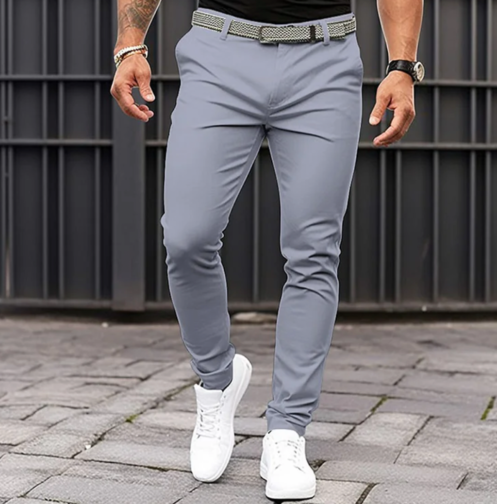 Men's Stylish Trousers – Slim Fit, Comfortable Fabric for Casual or Formal Wear