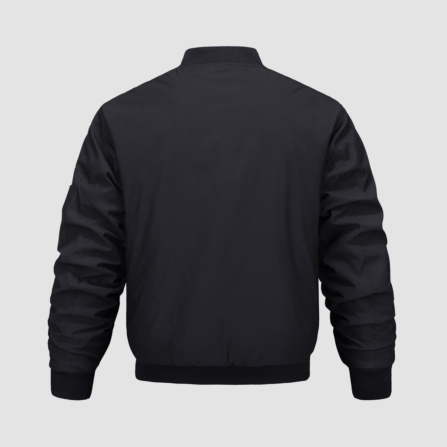 Men's Zip-Up Bomber Jacket – Stylish Lightweight Jacket for Casual Wear