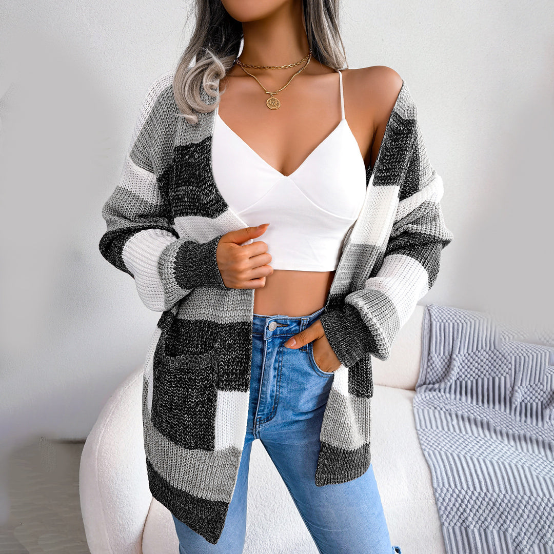 Women's Cardigan – Cozy Knit Sweater for Fall & Winter Fashion