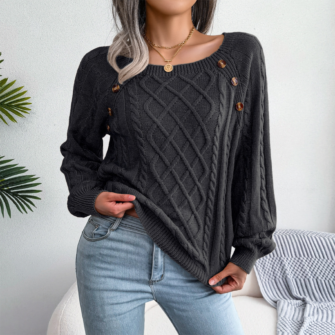 Women's Comfortable Jumper – Cozy Knit Sweater for Casual Wear & Style