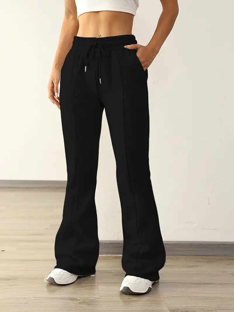 High-Waisted Trousers for Women - Stylish High-Rise Pants for Work & Casual Wear