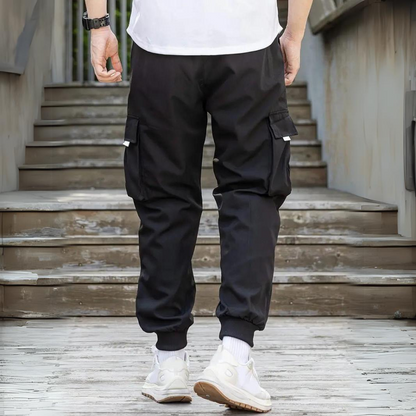 Men's Cargo Trousers – Durable Utility Pants with Pockets for Outdoor Wear