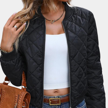 Women's Bomber Jacket – Stylish Lightweight Jacket for Casual and Chic Looks