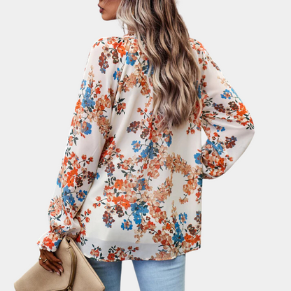 Floral Blouse Women – Lightweight Chic Top for Spring & Summer Outfits