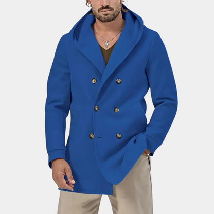 Men's Hooded Coat – Warm Stylish Jacket for Winter Outdoor Activities