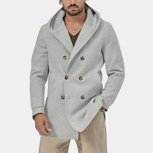 Men's Hooded Coat – Warm Stylish Jacket for Winter Outdoor Activities