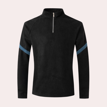 Men's Half-Zip Pullover – Lightweight Fleece Sweater for Casual Wear