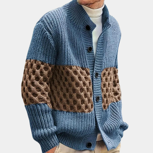 Men's Winter Cardigan – Warm Knit Sweater for Cold Weather Style