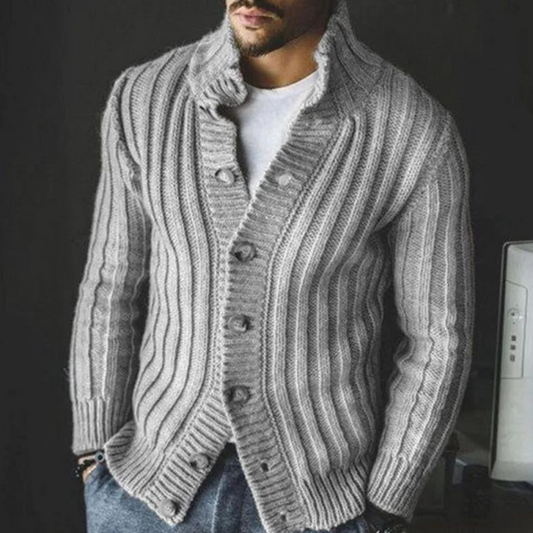 Men's Winter Cardigan – Cozy Knit Sweater for Cold Weather Style