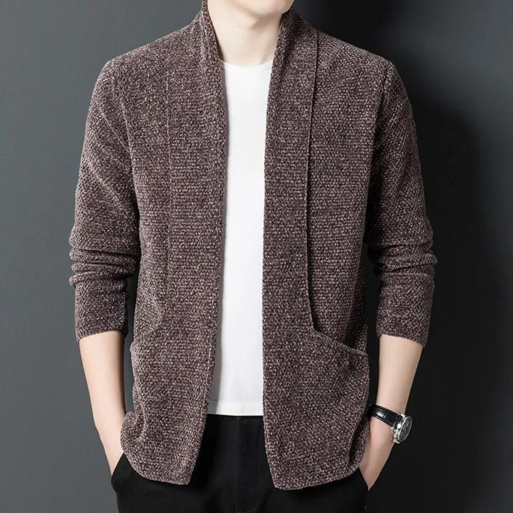 Men's Winter Cardigan – Cozy Knit Sweater for Cold Weather Style