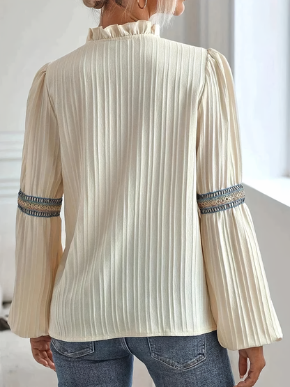 Pleated Blouse for Women – Elegant Lightweight Top with Stylish Design