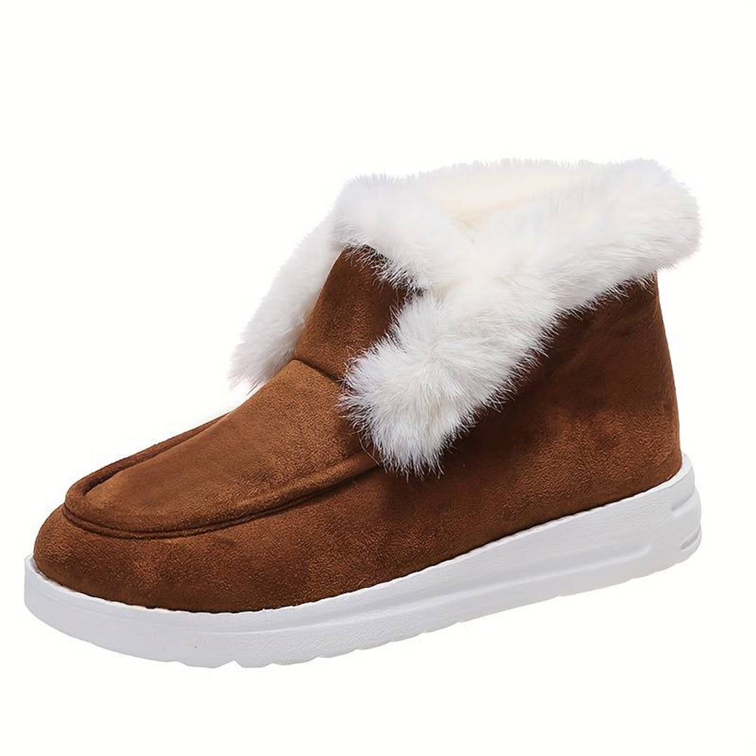 Winter Boots for Women – Warm Waterproof Insulated Snow Boots with Fur Lining