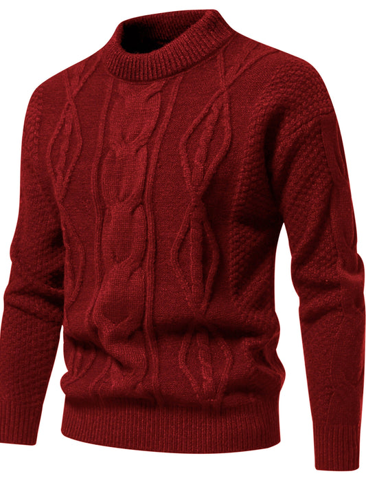 Men's Knitted Jumper – Comfortable Sweater for Casual Wear & Winter Style