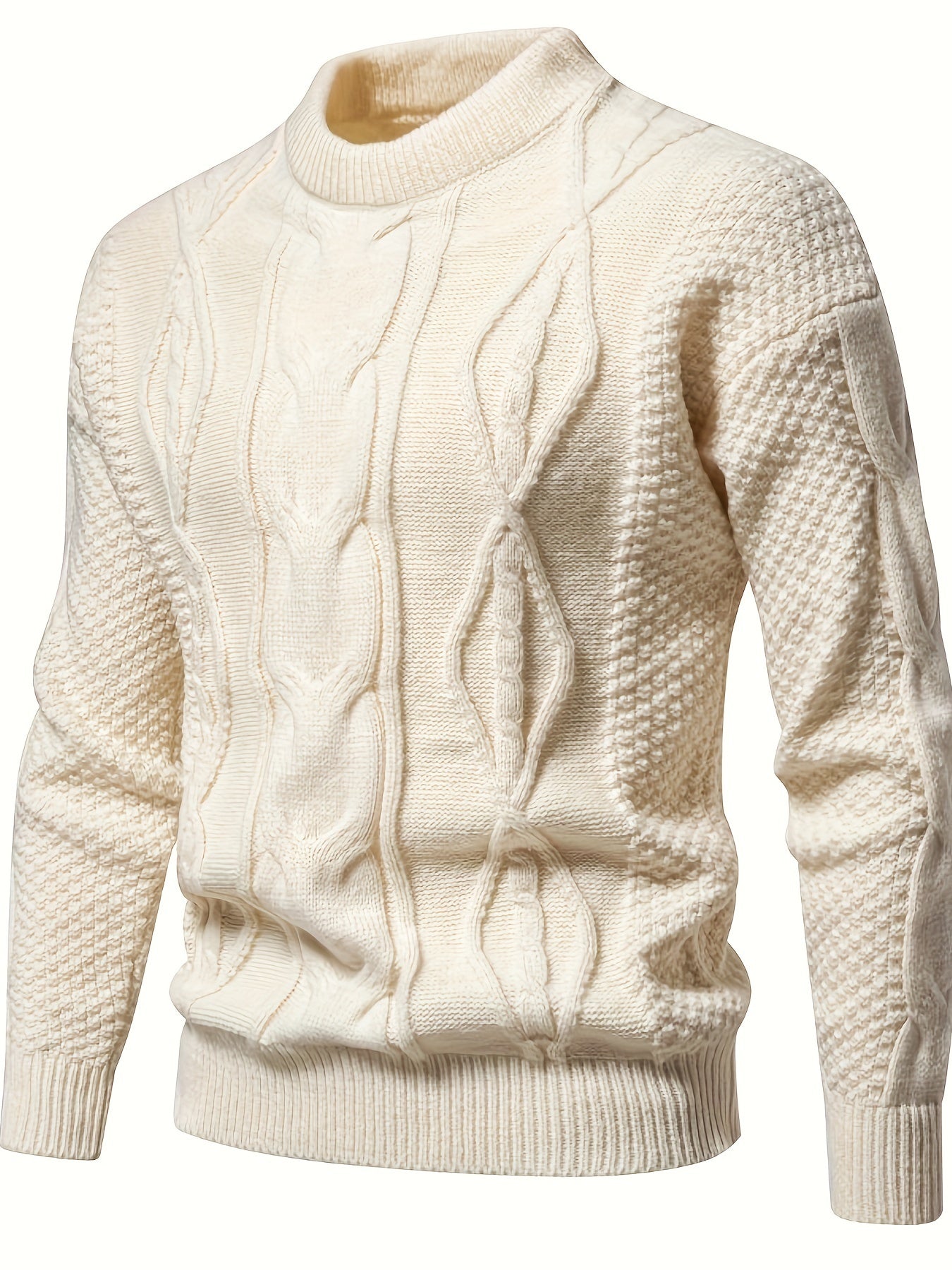 Men's Knitted Jumper – Comfortable Sweater for Casual Wear & Winter Style