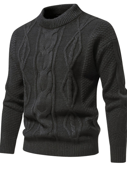 Men's Knitted Jumper – Comfortable Sweater for Casual Wear & Winter Style