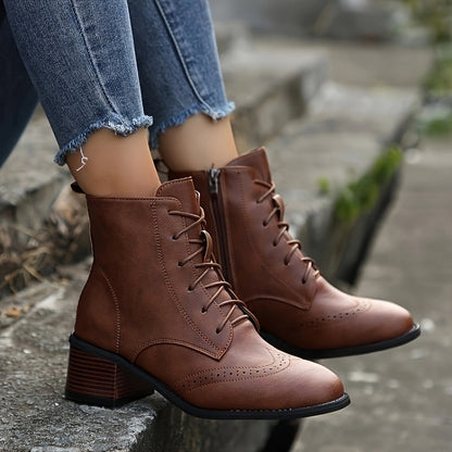 Leather Boots for Women – Stylish Ankle Boots, Comfortable and Durable