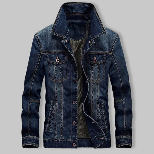 Men's Denim Jacket – Stylish Casual Outerwear, Classic Fit, Durable Fabric