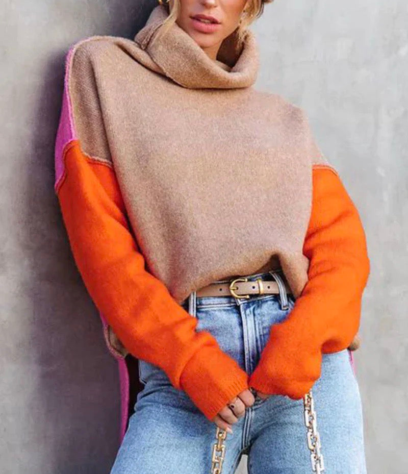 Women's Cozy Jumper – Soft Knit Sweater for Fall and Winter Fashion