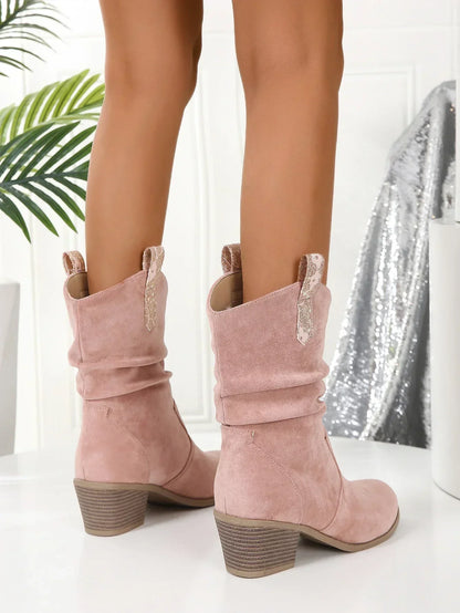 Stylish Women's Boots – Trendy Ankle Boots in Leather for Casual Wear