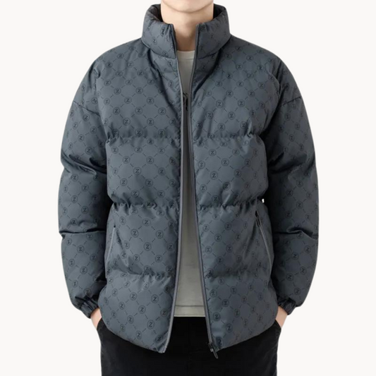 Padded Jacket for Men – Warm Insulated Coat with Hood for Winter Wear