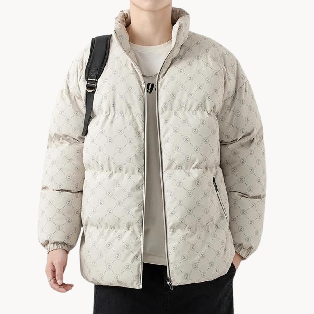 Padded Jacket for Men – Warm Insulated Coat with Hood for Winter Wear