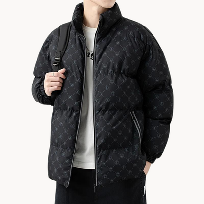 Padded Jacket for Men – Warm Insulated Coat with Hood for Winter Wear