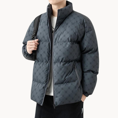 Padded Jacket for Men – Warm Insulated Coat with Hood for Winter Wear