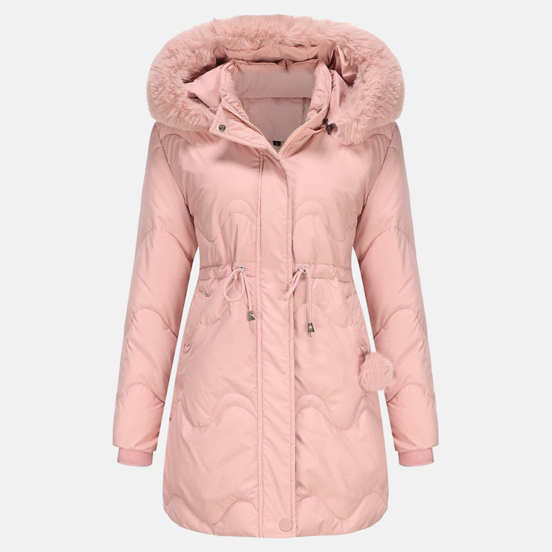 Women's Parka Jacket – Warm Waterproof Coat with Hood for Winter Fashion