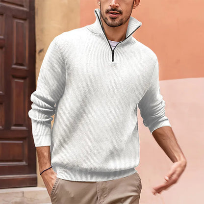 Men's Casual Knit Jumper – Soft Lightweight Sweater for Everyday Wear