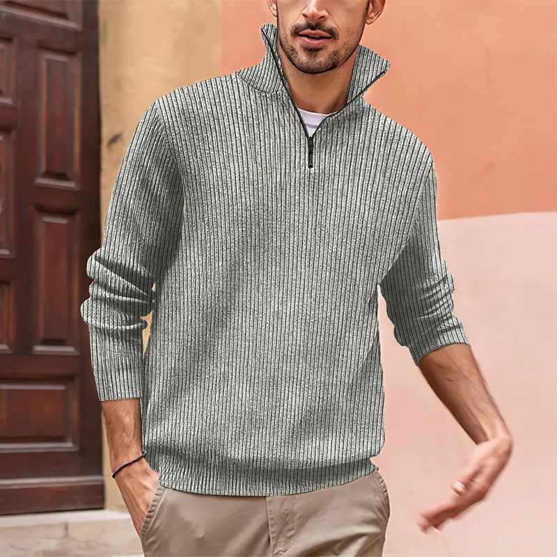 Men's Casual Knit Jumper – Soft Lightweight Sweater for Everyday Wear