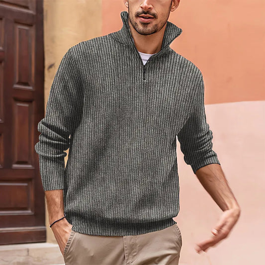 Men's Casual Knit Jumper – Soft Lightweight Sweater for Everyday Wear