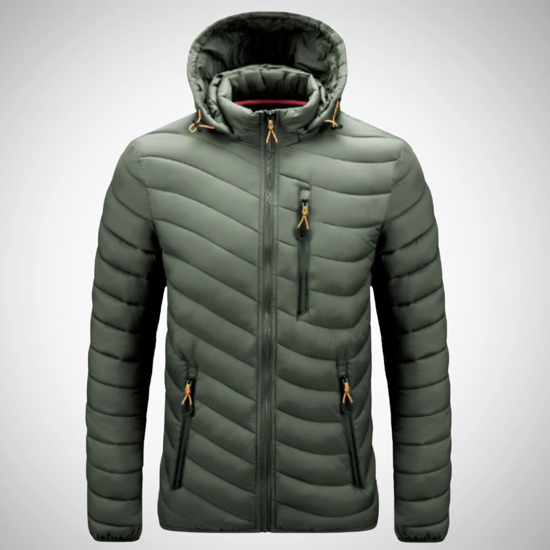 Padded Winter Jacket Men – Warm Insulated Coat for Cold Weather Outdoor