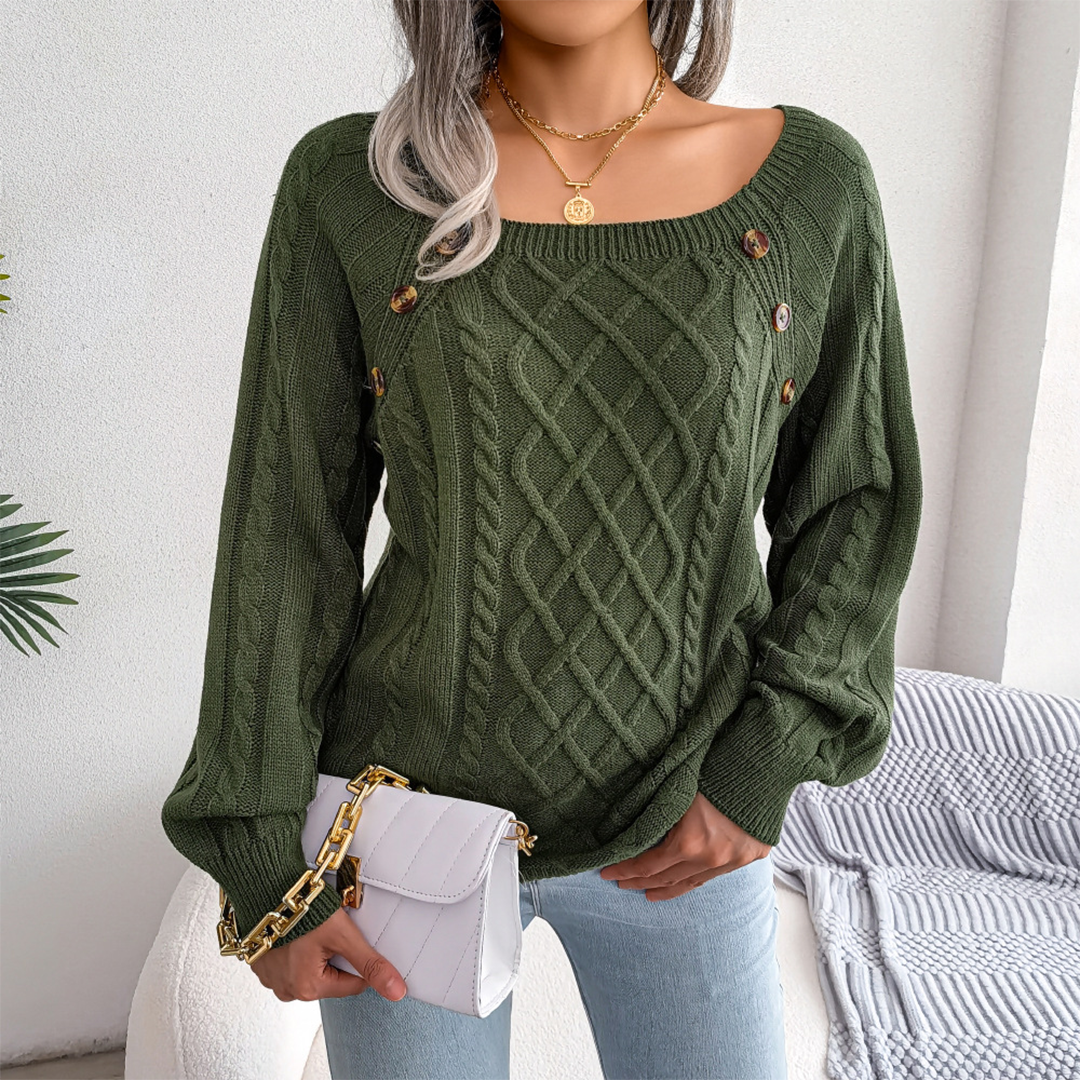 Women's Comfortable Jumper – Cozy Knit Sweater for Casual Wear & Style