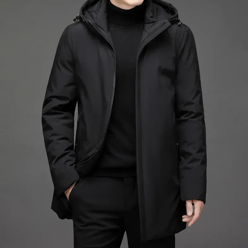 Men's Hooded Jacket – Stylish Lightweight Waterproof Outerwear for All Seasons