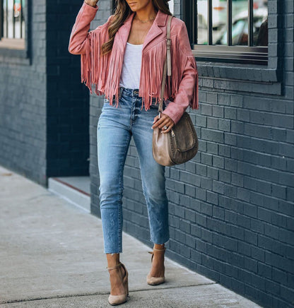 Fringed Jacket Women – Stylish Boho Chic Outerwear for Casual & Evening Wear